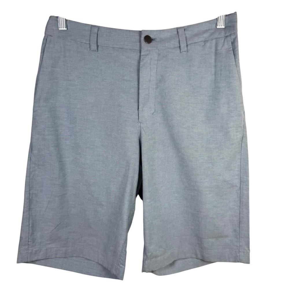 Lululemon Men's Commission Short Qwick Oxford 11" Oasis Dawn Blue Size 32